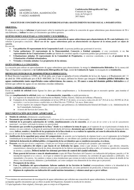 Informe - ConfederaciÃ³n HidrogrÃ¡fica del Tajo