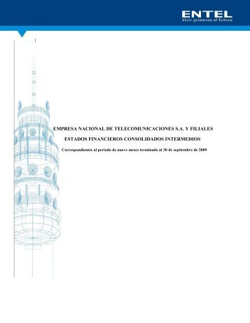 empresa nacional de telecomunicaciones sa y filiales ... - Entel