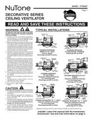 READ AND SAVE THESE INSTRUCTIONS - Farreys