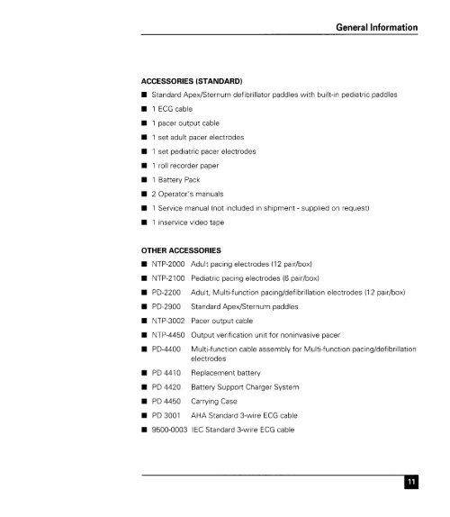 Zoll 1400 Operators Manual