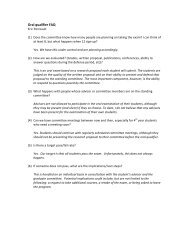 Oral Qualifier FAQ - Associated Student Government, Northwestern ...