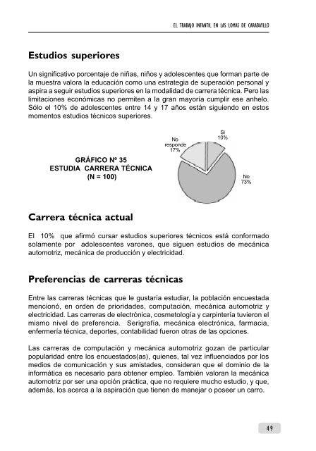 El Trabajo Infantil en las Lomas de Carabayllo