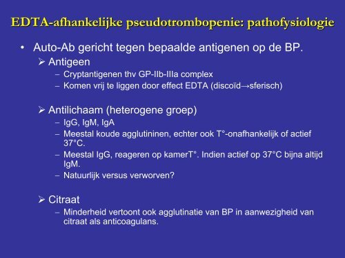 Automatische telling van bloedplaatjes - UZ Leuven