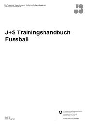 J+S Trainingshandbuch Fussball - Jugend+Sport