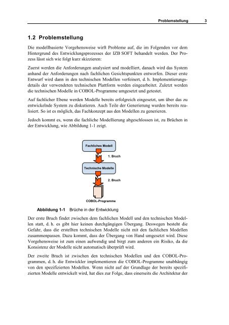 Modellbasierte Entwicklung einer COBOL-Anwendung