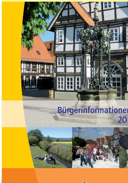 Bürgerinformationen 2010/2011 - Stadtmarketing Springe