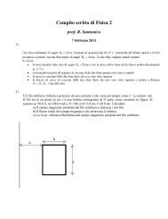 Un filo rettilineo infinito percorso da una corrente I che varia nel tempo