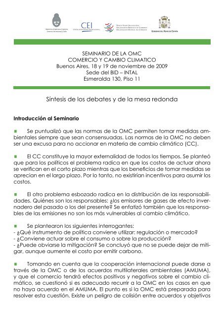 SÃ­ntesis de los debates y de la mesa redonda - Centro de EconomÃ­a ...