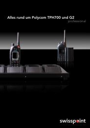 Alles rund um Polycom TPH700 und G2 - Swiss Point