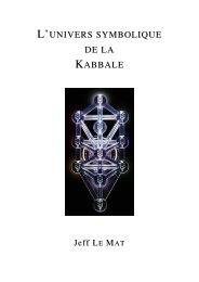 L'UNIVERS SYMBOLIQUE DE LA KABBALE - Jeff Le MAT