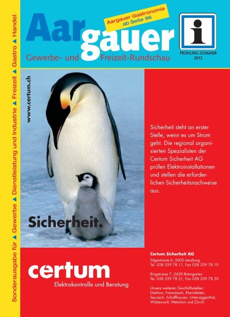 Auszug aus dem Aargauer Magazin - Swiss Interpublic AG