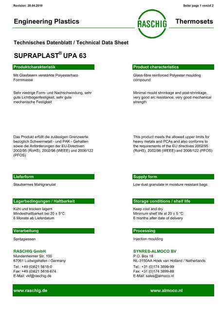 supraplast - Raschig