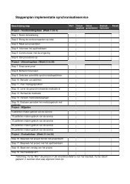 Stappenplan implementatie synchronisatieservice - KNMP