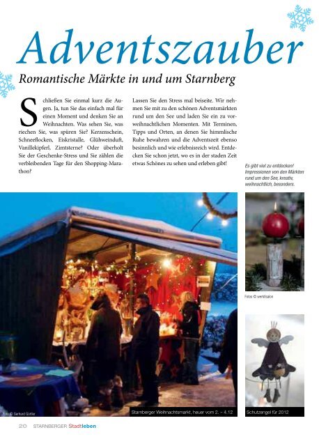 Ausgabe 2-2011 - Stadtmarketing Starnberg