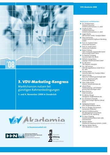 3. VDV-Marketing-Kongress - OmnibusRevue