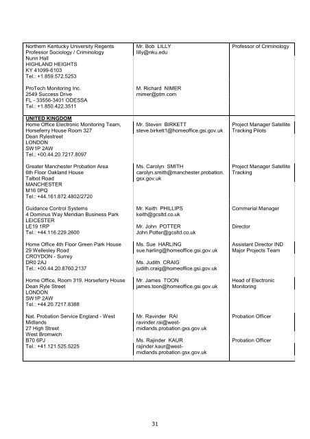 Report EM 2005 - E - CEP, the European Organisation for Probation