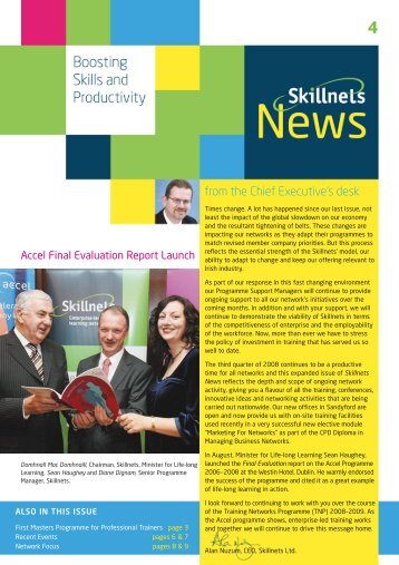 from the Chief Executive's desk - Skillnets