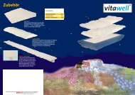 Prospekt mit den Vitawell-Produkten - Vitaform
