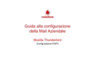 Mozilla Thunderbird - POP3 standard - Vodafone