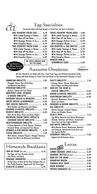 MENU — Same Day Cafe