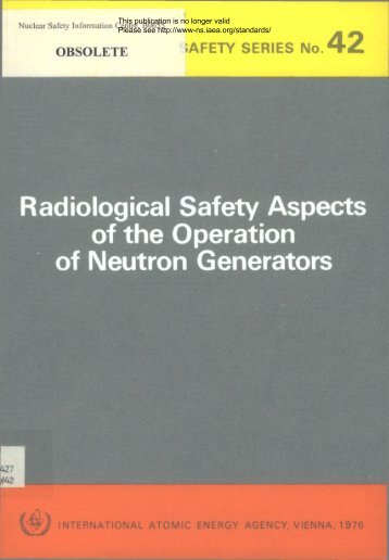 Radiological Safety Aspects of the Operation of Neutron ... - gnssn