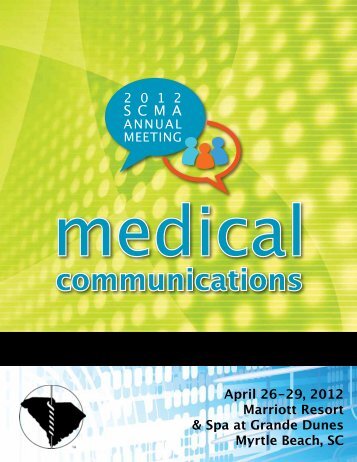 Download the Program - South Carolina Medical Association