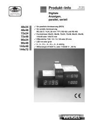 pdf (157 KB) - Weigel Messgeraete GmbH