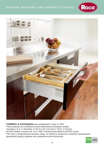 ROCO - Drawer Runners & Drawer Systems - Fittings for the Kitchen ...