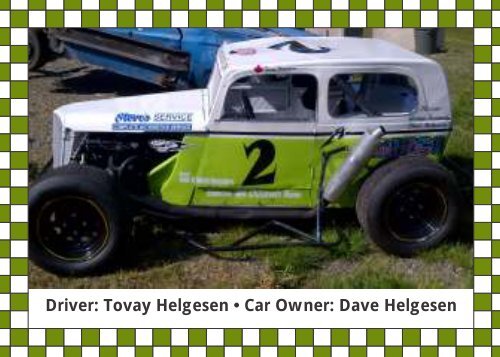 Driver: Tovay Helgesen â¢ Car Owner: Dave Helgesen - Western ...