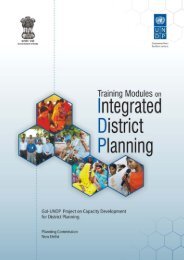 Training Modules on Integrated District Planning (IDP) - nrcddp