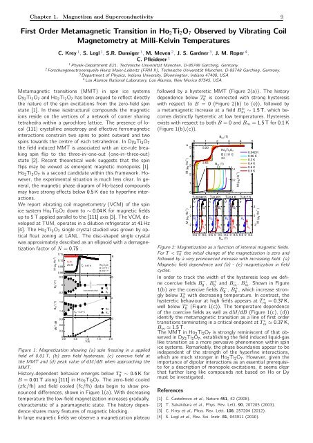 Annual Report 2011 / 2012 - E21 - Technische UniversitÃ¤t MÃ¼nchen