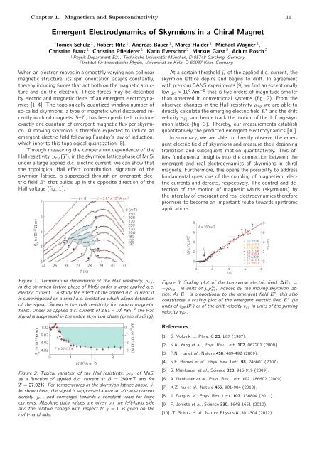 Annual Report 2011 / 2012 - E21 - Technische UniversitÃ¤t MÃ¼nchen