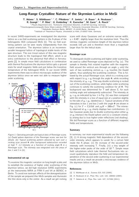 Annual Report 2011 / 2012 - E21 - Technische UniversitÃ¤t MÃ¼nchen