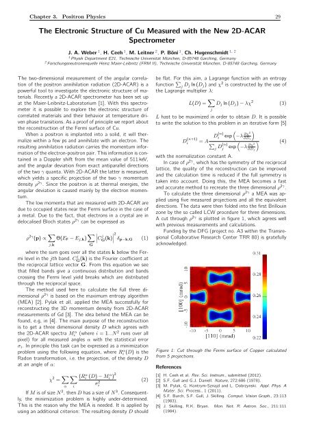 Annual Report 2011 / 2012 - E21 - Technische UniversitÃ¤t MÃ¼nchen