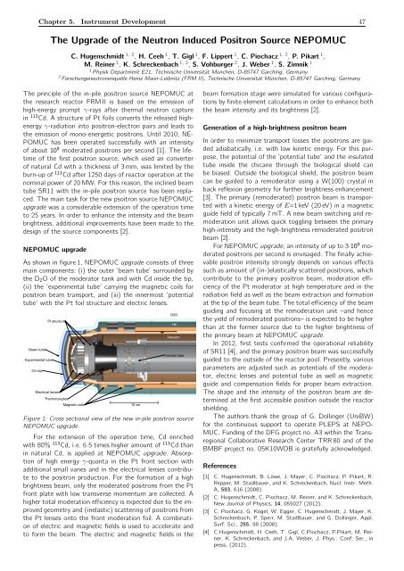 Annual Report 2011 / 2012 - E21 - Technische UniversitÃ¤t MÃ¼nchen