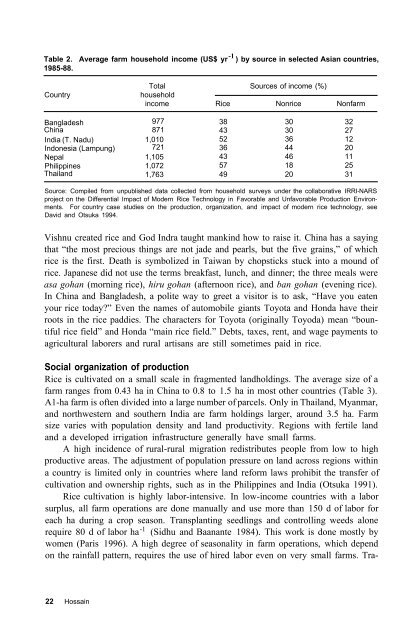 Sustainability of rice in the global food system - IRRI books