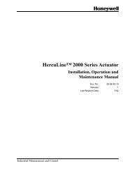 HercuLineâ¢ 2000 Series Actuator - Stromquist and Company, Inc.