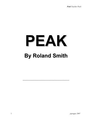 PEAK Teacher Pack - Roland Smith