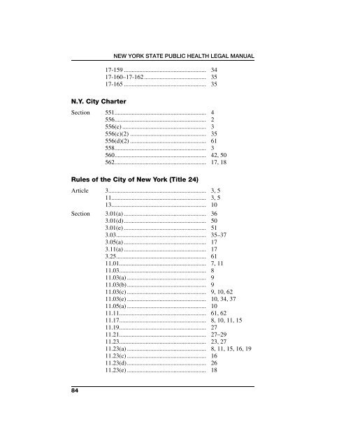 NYS Public Health Legal Manual: A Guide for Judges, Attorneys ...