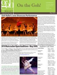 On the Goh! - Goh Ballet Academy