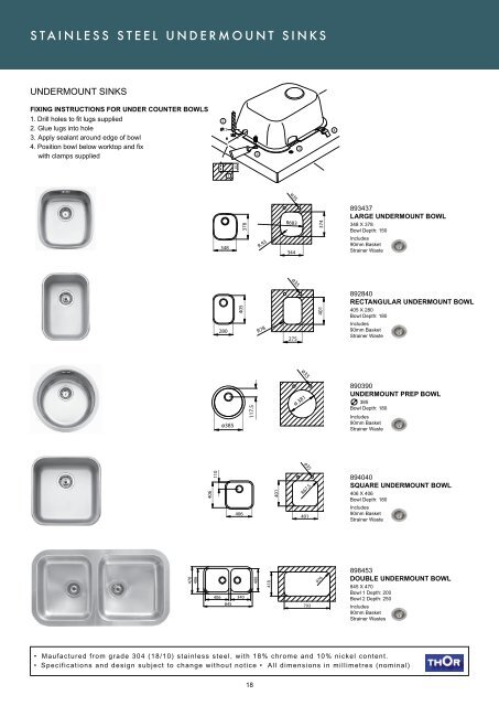 Roco Catalogue 10 - Joiners Hardware - Sinks ... - Specifile on-line