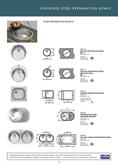 Roco Catalogue 10 - Joiners Hardware - Sinks ... - Specifile on-line