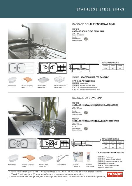 Roco Catalogue 10 - Joiners Hardware - Sinks ... - Specifile on-line