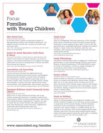 Families with Young Children - The Associated