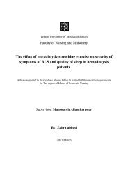 The effect of intradialytic stretching exercise on severity of symptoms ...