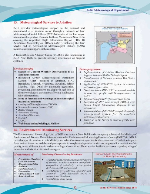 (IMD) was established in - India Meteorological Department