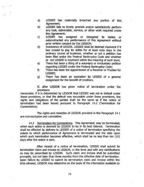 a resolution authorizing an amendment to an existing lease ...