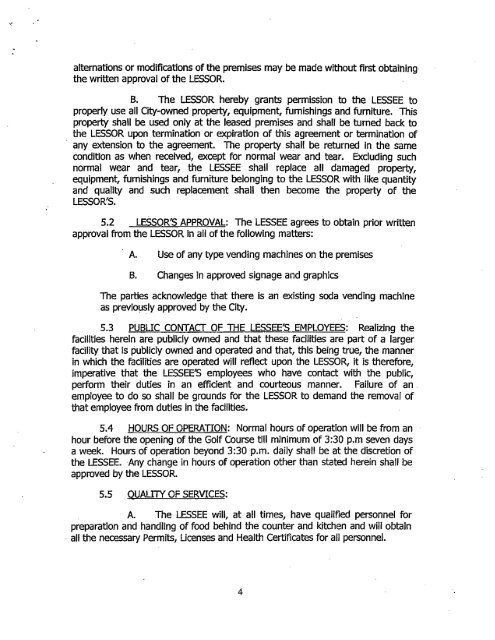 a resolution authorizing an amendment to an existing lease ...