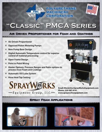 PMCA-20-1600 - Spray Foam Equipment