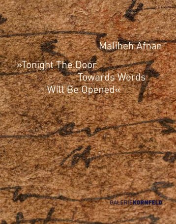 Maliheh-Afnan-Tonight…-Galerie-Kornfeld-Berlin-2014